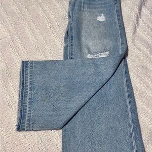 Old Navy Mid-Rise Baggy Light Blue Jeans